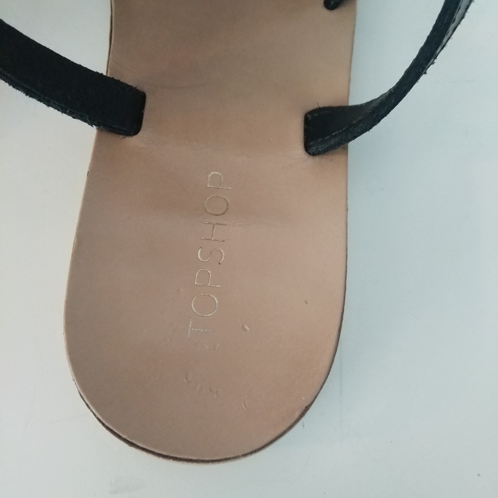NWOT Topshop Hiccup Strappy Toe Ring Arcadia - Picture 5 of 12